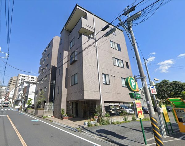 バームハイツ荻窪外観２｜バームハイツ荻窪は平成７年築、8階建てのマンションです。