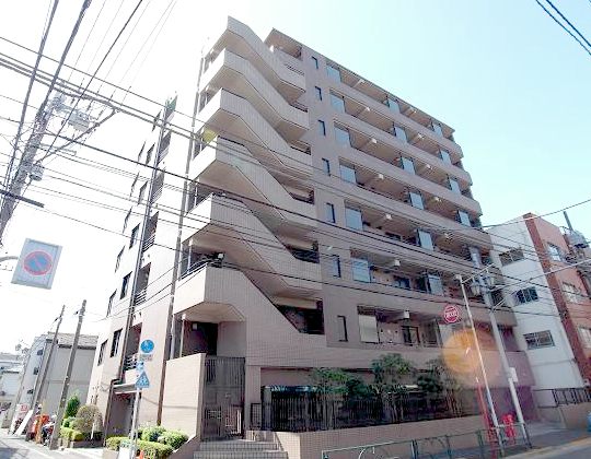 コスモ中野外観１｜コスモ中野は平成8年築、8階建てのマンションです。