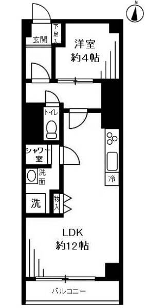 パシフィックワコー303間取図