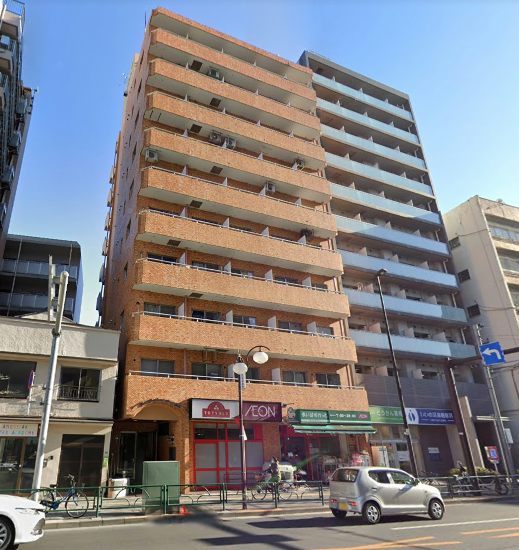 ライオンズマンション千駄木第２外観１｜ライオンズマンション千駄木第２は昭和58年築、10階建のマンションです。