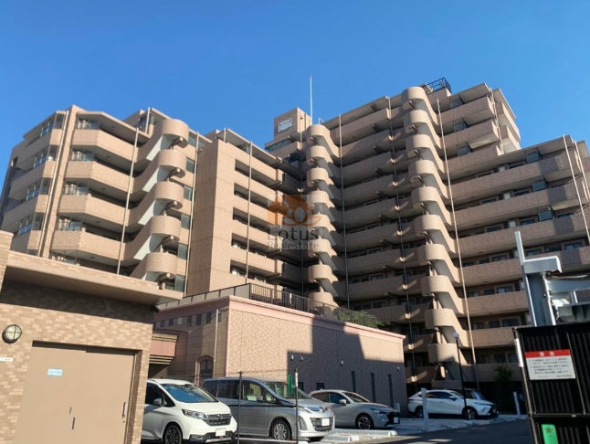 ライオンズガーデンコート練馬北町はベージュ系のタイルで統一され、地上12階建ての住棟が並ぶ姿は規模感があります。外壁に施されたバルコニーと階段はリズミカルで、敷地内には平置き駐車場が整えられています。ライオンズガーデンコート練馬北町は、平成9年築、12階建てのマンションです。