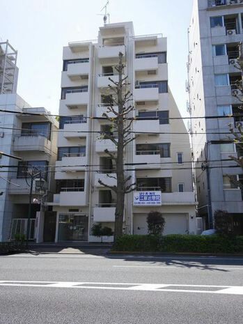 荻窪ハイム外観１｜荻窪ハイムは昭和54年築、6階建てのマンションです。