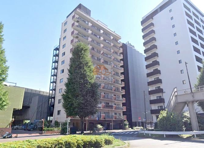 朝日南麻布マンション外観１｜朝日南麻布マンションは昭和53年築、12階建てのマンションです。