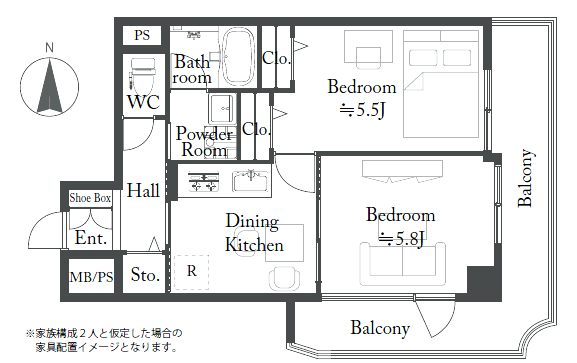 錦糸町グリーンプラザ903間取図