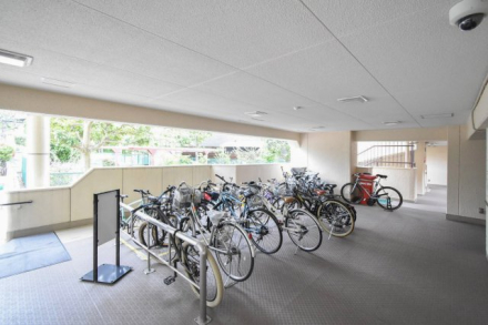 池ノ上グロリアハイツ駐輪場｜駐輪場が有ります。