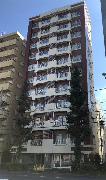 スカイライフ荻窪外観１｜スカイライフ荻窪は昭和50年築、11階建てのマンションです。