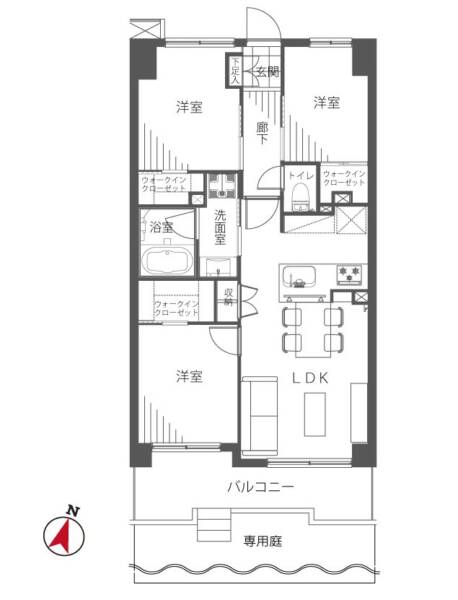 ソルフェスタ赤羽111間取図