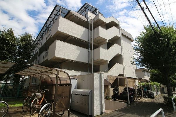 尾山台ヒミコマンション外観３｜尾山台ヒミコマンションは昭和５４年築、５階建てのマンションです。