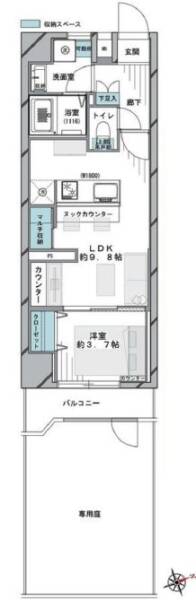GSハイム東高円寺104間取図
