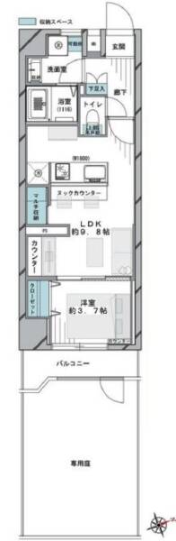 ＧＳハイム東高円寺104間取図