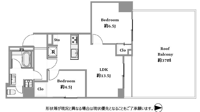 ドヌール浅草橋302間取図