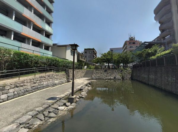 古石場川親水公園｜北側の「古石場川親水公園」は延長800ｍの長い公園です。