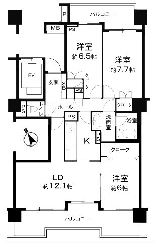 アクロシティ1002間取図