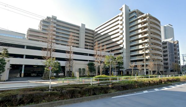 クレストフォルム東京ビューフォート外観３｜クレストフォルム東京ビューフォートは平成14年築、14階建てのマンションです。