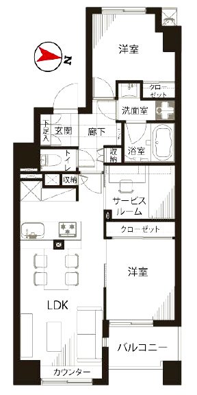 ミサワホームズ三ノ輪806間取図