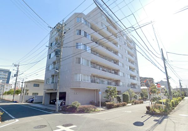 亀有ガーデンハウス外観２｜亀有ガーデンハウスは平成３年築、８階建てのマンションです。