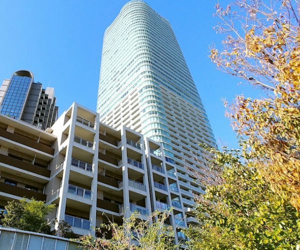 アークヒルズ仙石山レジデンス外観２｜アークヒルズ仙石山レジデンスは平成24年築、47階建て、オフィス・レジデンス複合型物件です。