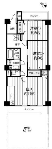 ファースト新小岩マンション103間取図