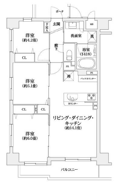 マイキャッスルステーションプラザ葛西501間取図