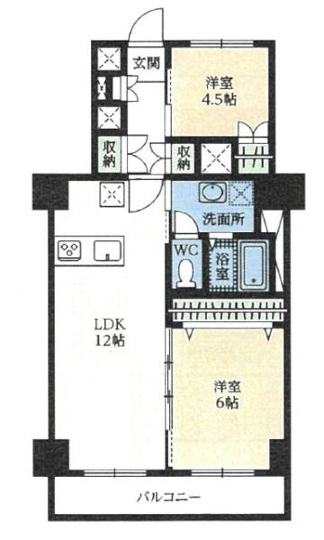 藤和東中野コープ3階間取図