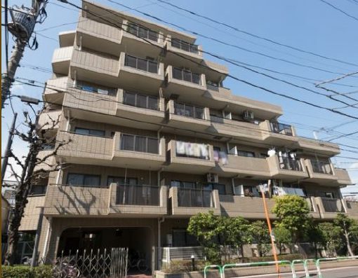 レジェンド浮間公園外観４｜レジェンド浮間公園は平成4年築、6階建てのマンションです。