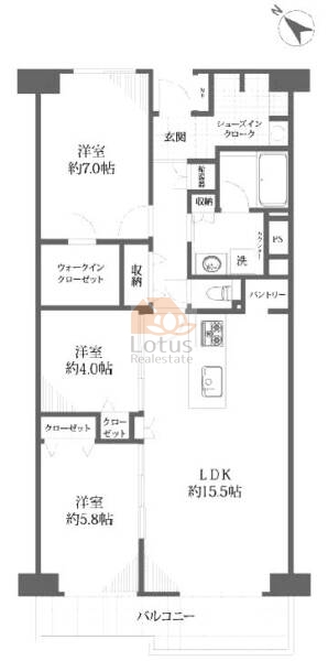 北品川ホームズ814間取図