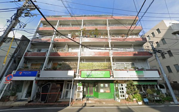 プリンスマンション外観２｜プリンスマンションは昭和49年築、8階建てのマンションです。