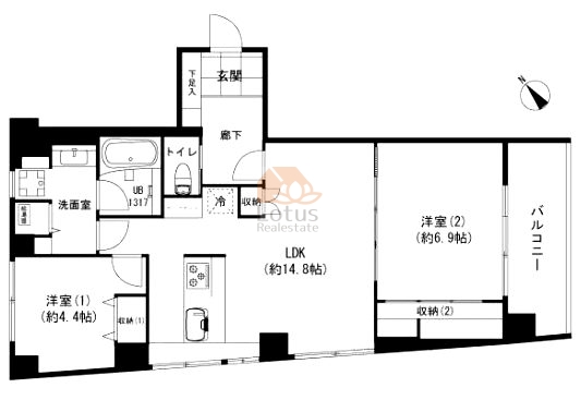 メゾン根岸7階間取図