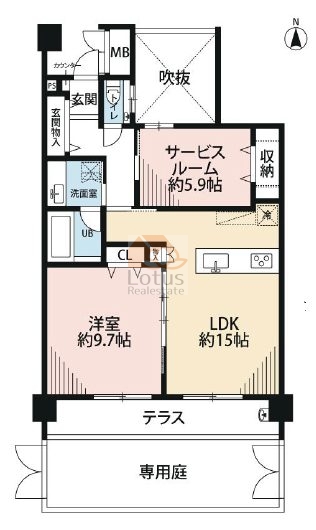 スタイルハウス南荻窪1階間取図