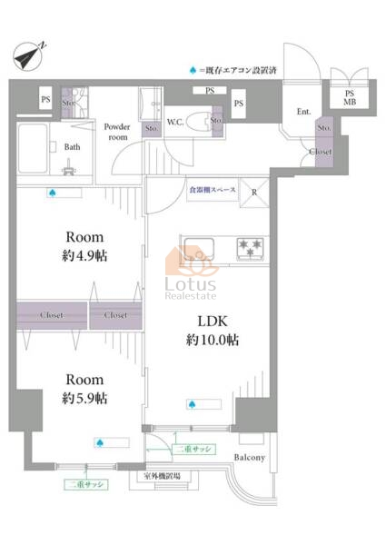 アドリーム文京動坂204間取図