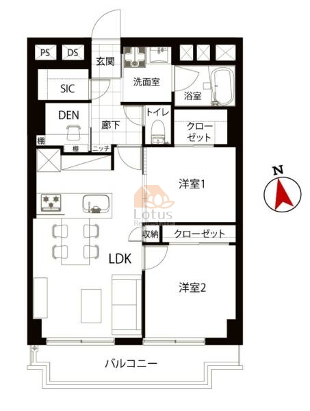 ニューハイツ大森816間取図