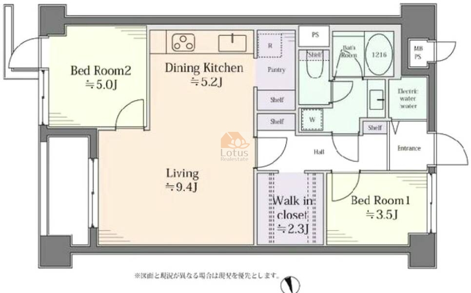 グランドメゾン田町603間取図