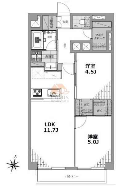 カーサ和泉405間取図