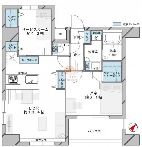 ベルファース水天宮前1103間取図