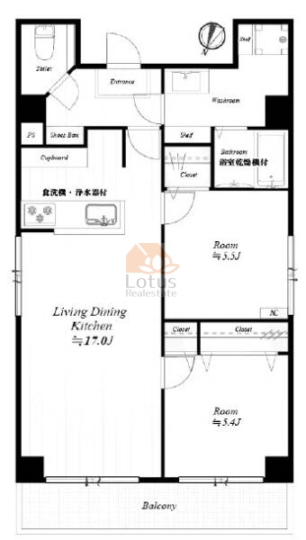 ドリーム小石川7階間取図