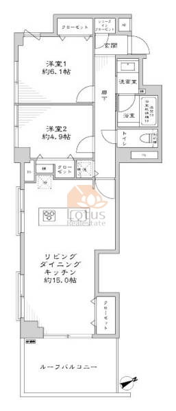 ｇｓハイム西荻窪204間取図