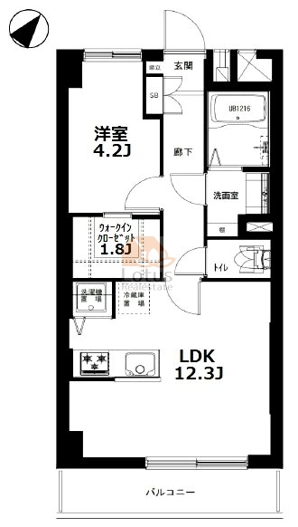 ロイヤル方南町マンション703間取図