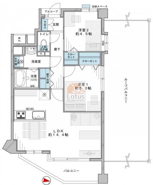 グリーンパーク水元８403間取図