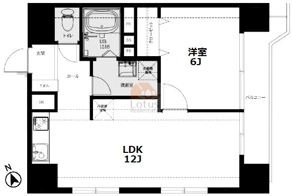 東和ダイヤモンドマンション206間取図