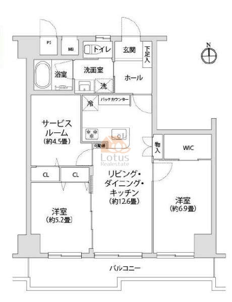 ボアビルマンション葛西802間取図