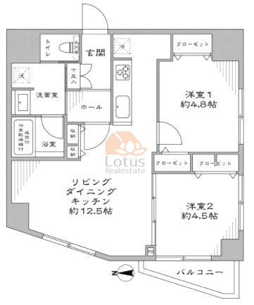 エスエスケーグリーンパーク千住四丁目901間取図