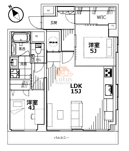 エザンス高井戸504間取図