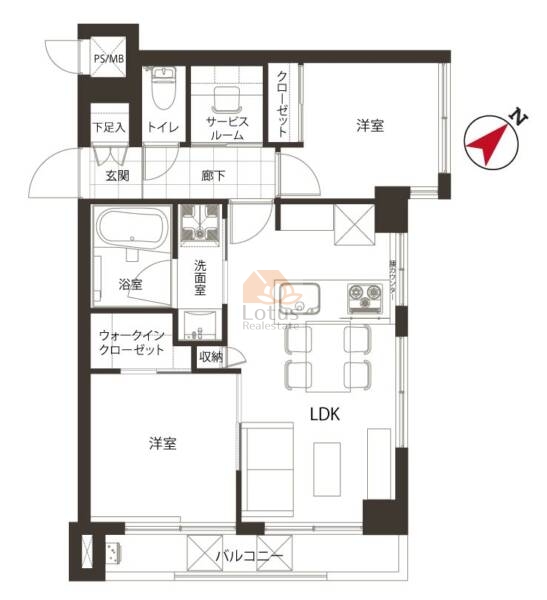 ハイライフ日暮里905間取図