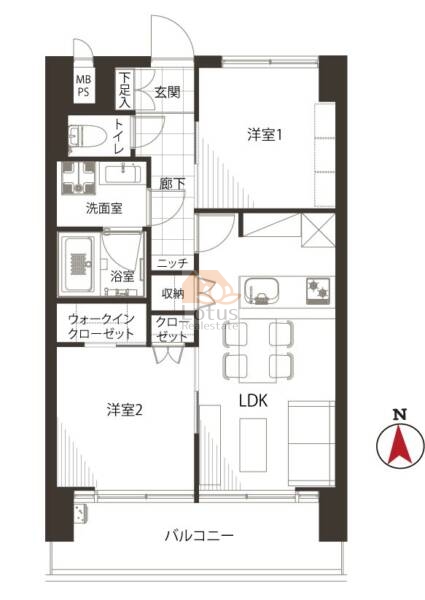 両国サンハイツ202間取図