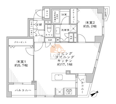 ラシュレ西荻窪401間取図