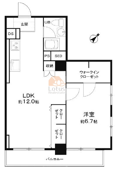 東和緑野ダイヤモンドマンション69間取図