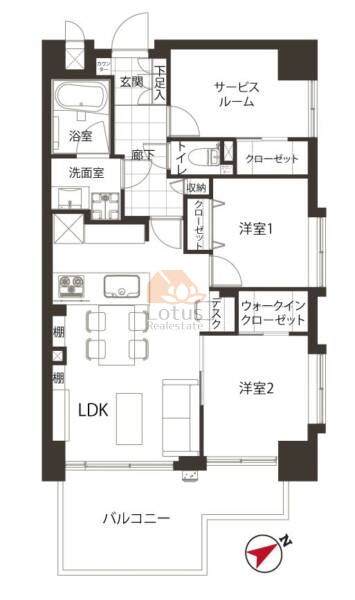 ヴェラハイツ浅草橋101間取図