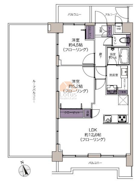 セザール上板橋701間取図