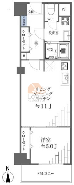 ニュー外苑ハイツ505間取図