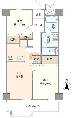 マルカハイツ葛西207間取図